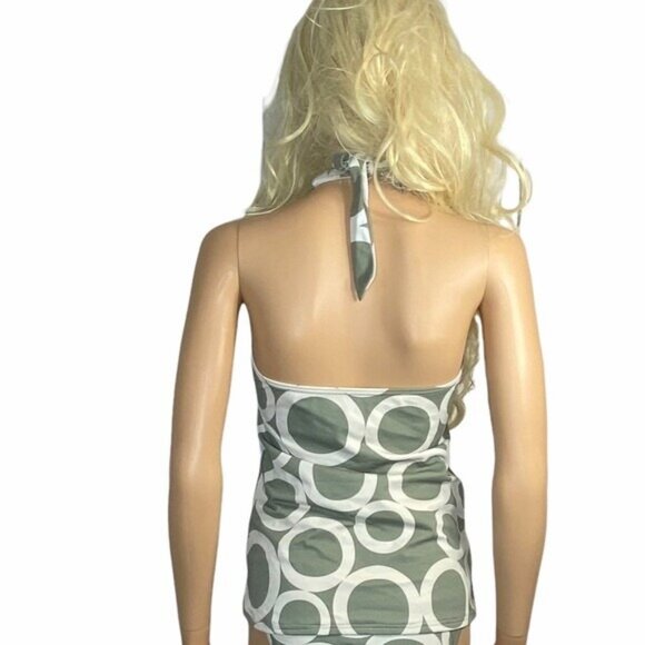 Modbe Modest Swim halter Tankini Mermaid Top Medium - Picture 7 of 12